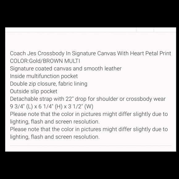 Crossbody and matching wallet, like new! - Picture 6 of 6